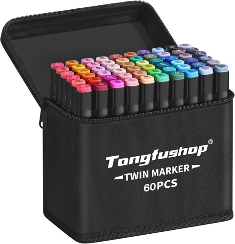 Colored marker set pens - marker, 60