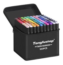 Tongfushop 100 Colored Marker