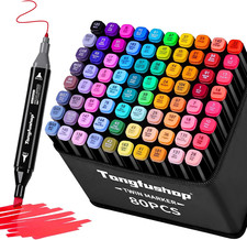 Tongfushop 80 Colored Marker