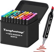 Tongfushop 80 Colored Marker
