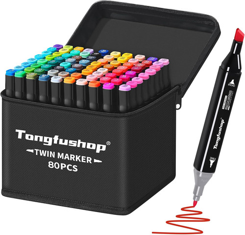 Tongfushop colored marker - 80,
