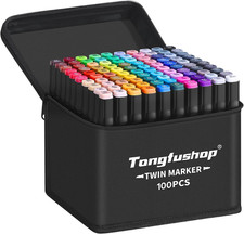 Tongfushop 100 Colored Marker