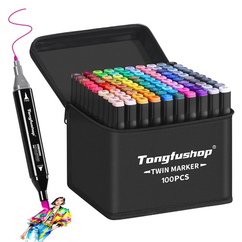 Tongfushop 100 colored marker - 100,