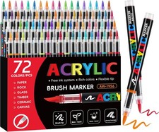 Tongfushop 72 Colors Acrylic