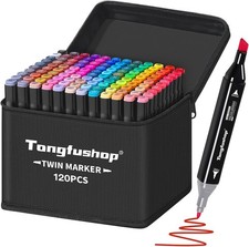 Tongfushop 120 Colored Marker