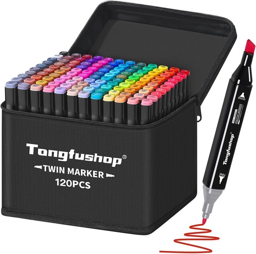 Tongfushop 120 colored marker - 120,