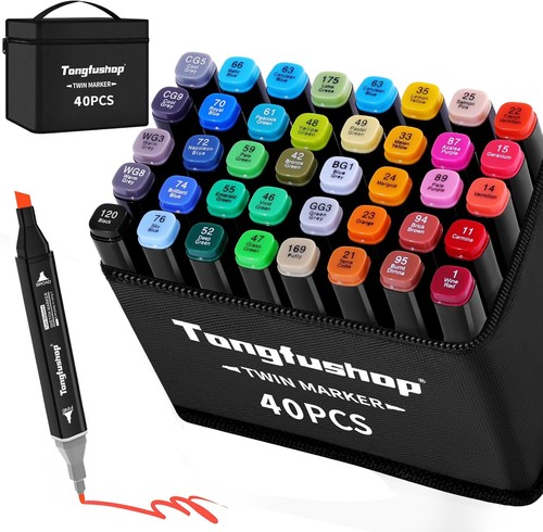 Tongfushop colored marker - 40,