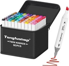Tongfushop 80 Colored Marker