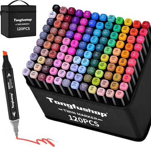 Tongfushop 120 colored marker - 120,