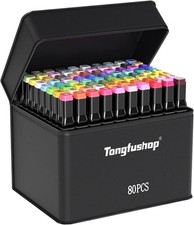 Tongfushop 80 Colored Marker