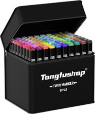 Tongfushop 80 Colored Marker