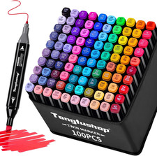 Tongfushop 100 Colored Marker