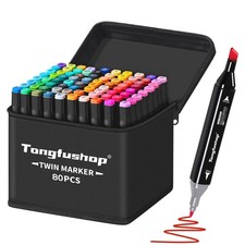 Tongfushop 80 Colored Marker