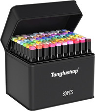 Tongfushop 80 Colored Marker