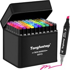 Tongfushop 80 Colored Marker