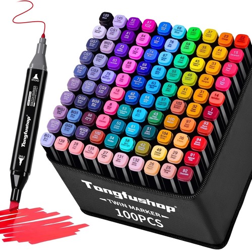 Tongfushop 100 colored - tongfushop, marker