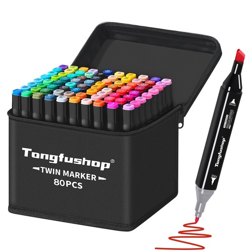 Colored marker set - colored, dual
